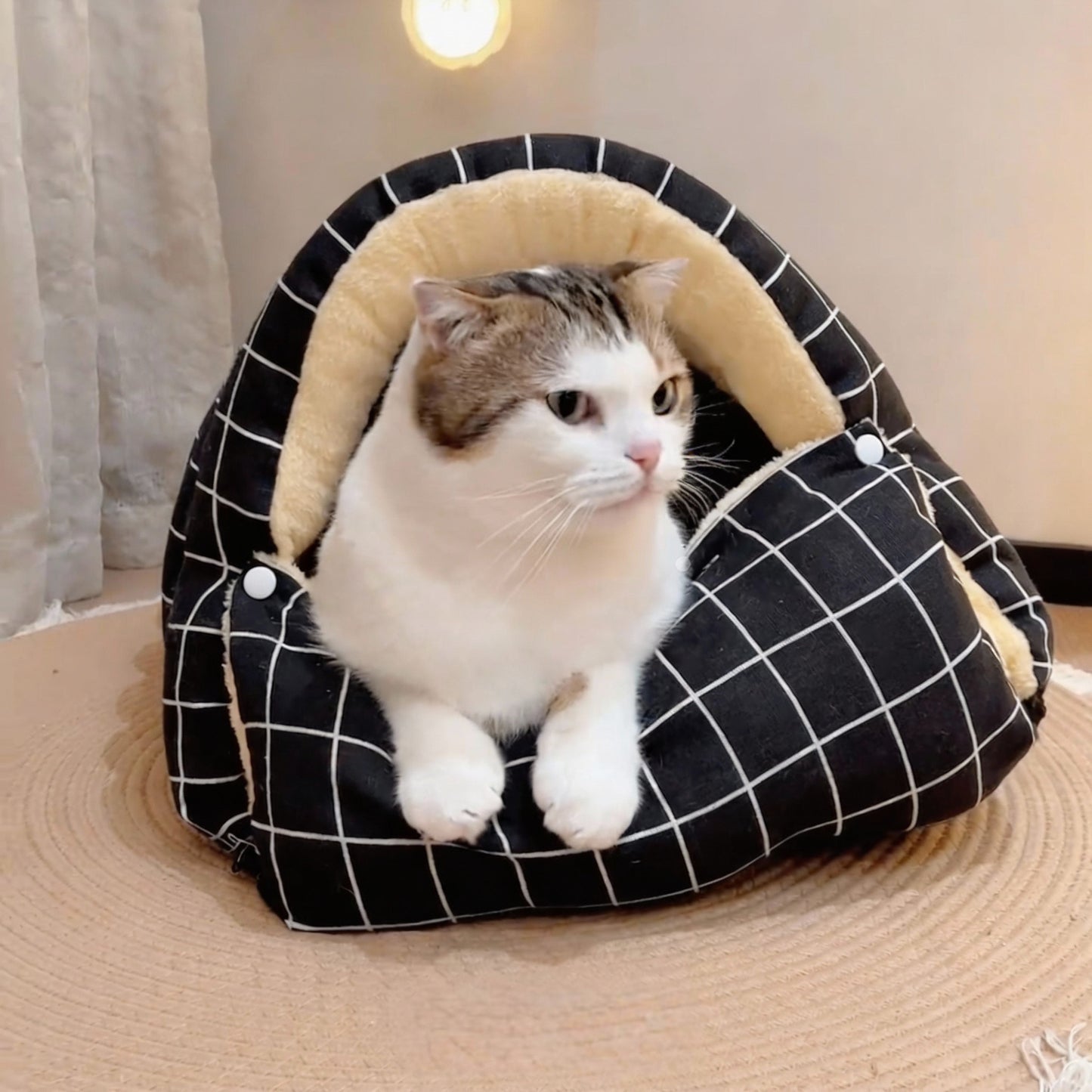 calming cat cave